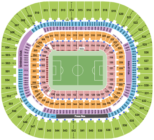 Bank Of America Stadium World Cup Seating Chart